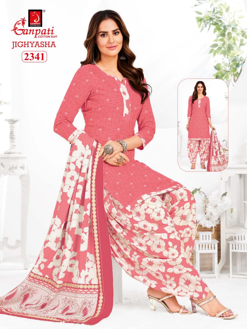 Jighyasha 23 By Ganpati Cotton Printed Dress Material Suppliers In India